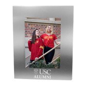 USC Trojans Alumni Sparta Pewter Vertical Picture Frame